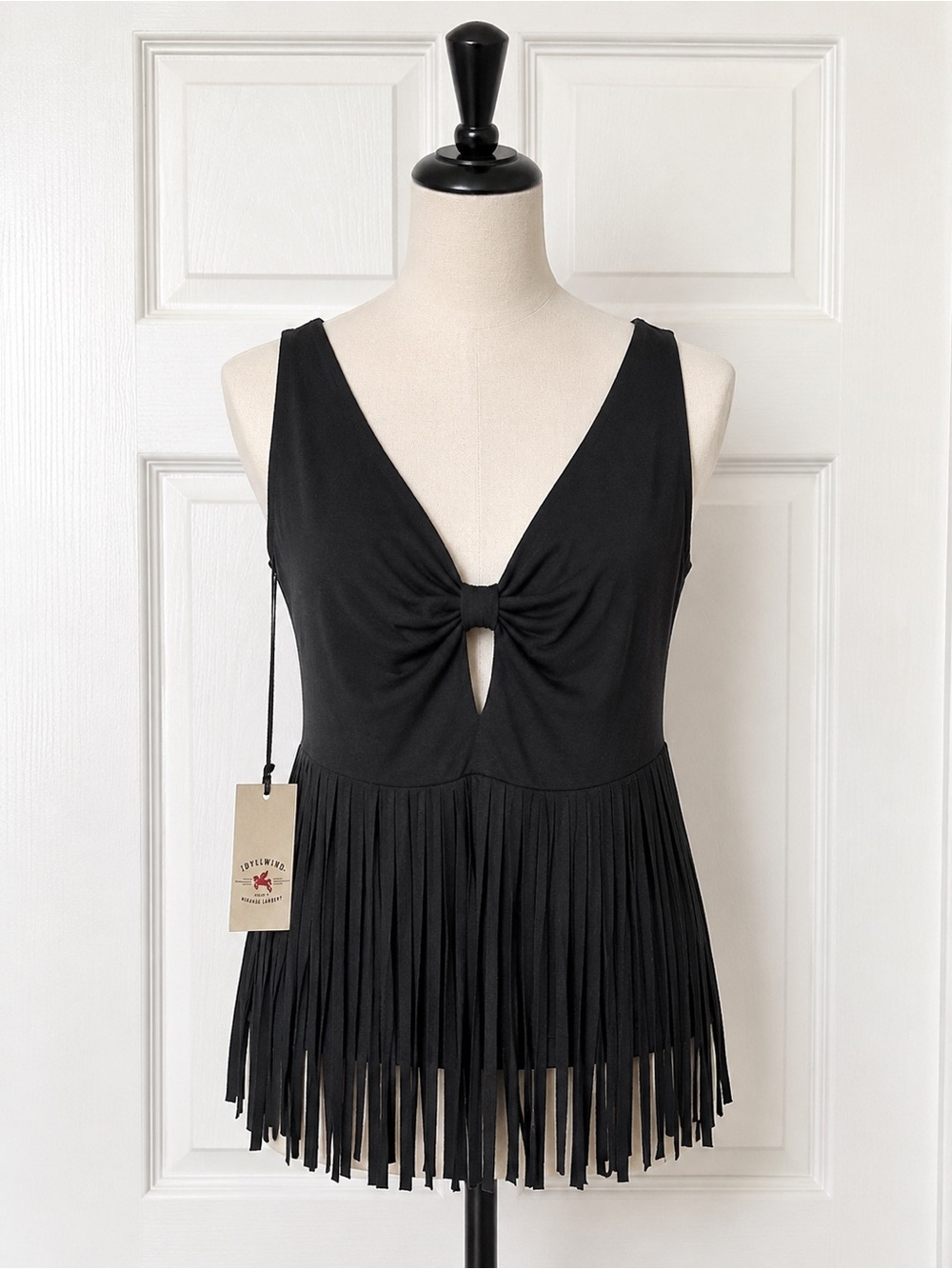 Idyllwind Black Fringe Tank Top *Like New!*